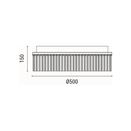 LED lubinis šviestuvas LED/18W/230V 3000K