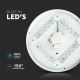 LED Lubinis šviestuvas LED/18W/230V 31cm 3000K/4000K/6400K pieniškas