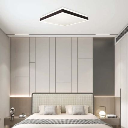 LED lubinis šviestuvas LED/18W/230V 4000K 35x35 cm juoda