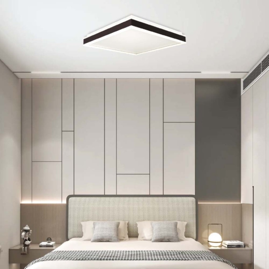 LED lubinis šviestuvas LED/18W/230V 4000K 35x35 cm juoda