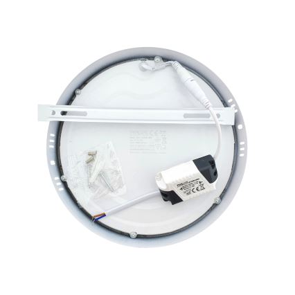LED lubinis šviestuvas LED/18W/230V 4200K diametras 21 cm balta