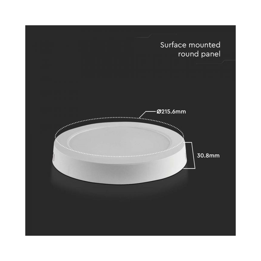 LED lubinis šviestuvas LED/18W/230V 6500K