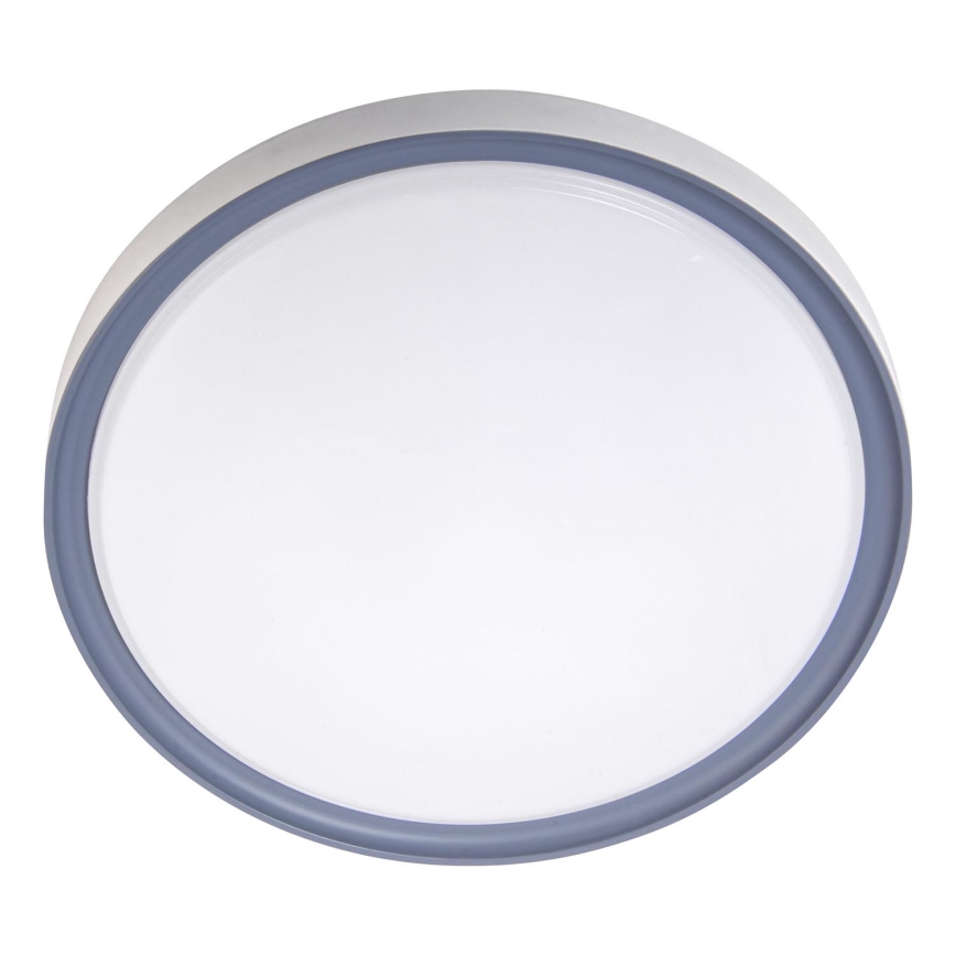 LED lubinis šviestuvas LED/18W/230V diametras 30 cm balta/pilka