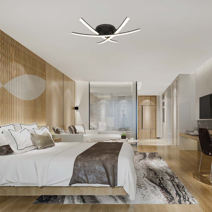 LED lubinis šviestuvas LED/20W/230V 3000K juoda