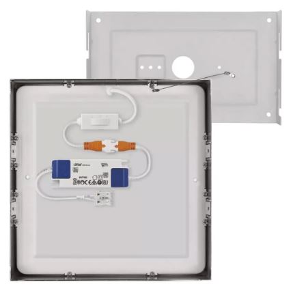 LED lubinis šviestuvas NEXXO LED/21W/230 3000/3500/4000K 22,5x22,5 cm matinis chromas