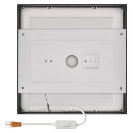 LED Lubinis šviestuvas NEXXO LED/21W/230V 3000/3500/4000K 22,5x22,5 cm juodas