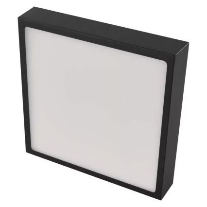 LED Lubinis šviestuvas NEXXO LED/21W/230V 3000/3500/4000K 22,5x22,5 cm juodas