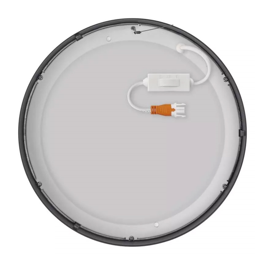 LED Lubinis šviestuvas NEXXO LED/21W/230V 3000/3500/4000K d. 22,5 cm juodos spalvos