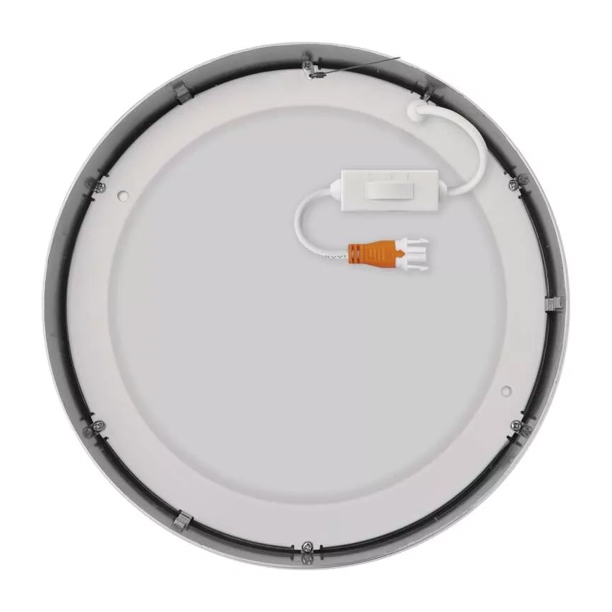 LED lubinis šviestuvas NEXXO LED/21W/230V 3000/3500/4000K diametras 22,5 cm blizgus chromas