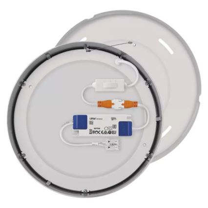 LED lubinis šviestuvas NEXXO LED/21W/230V 3000/3500/4000K diametras 22,5 cm blizgus chromas