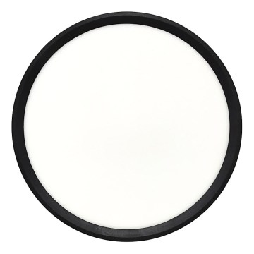 LED lubinis šviestuvas LED/24W/230V 3000/4000/6500K skersmuo 30 cm juodas