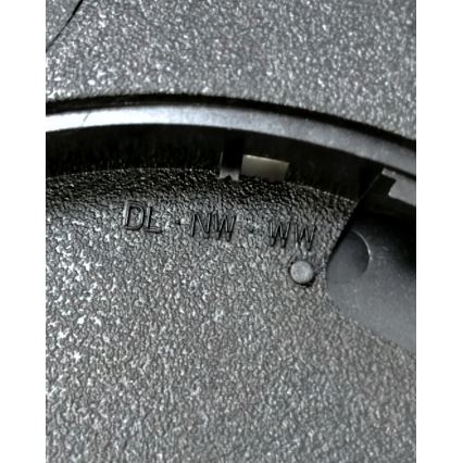 LED lubinis šviestuvas LED/24W/230V 3000/4000/6500K skersmuo 30 cm juodas