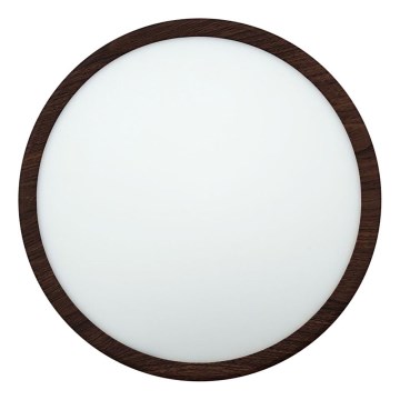 LED lubinis šviestuvas LED/24W/230V 3000/4000/6500K skersmuo 30 cm rudas