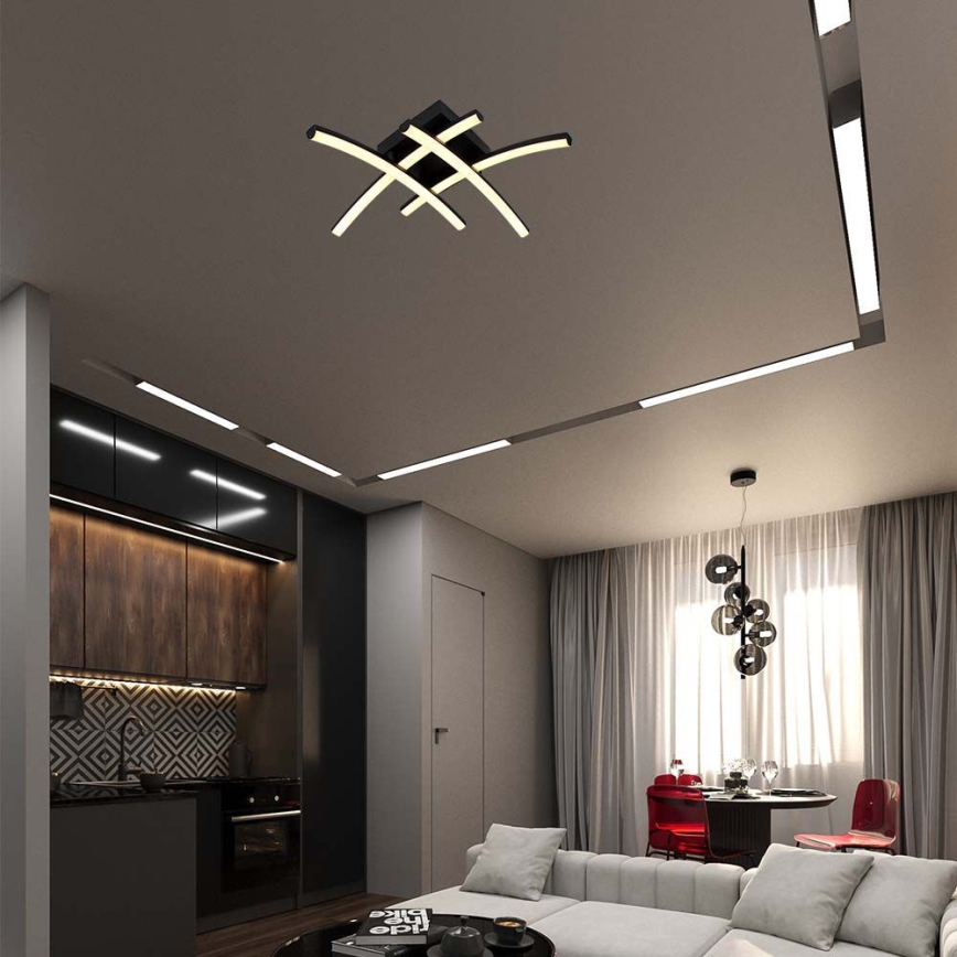 LED lubinis šviestuvas LED/24W/230V 3000K juoda