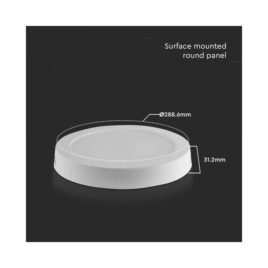 LED lubinis šviestuvas LED/24W/230V 4000K