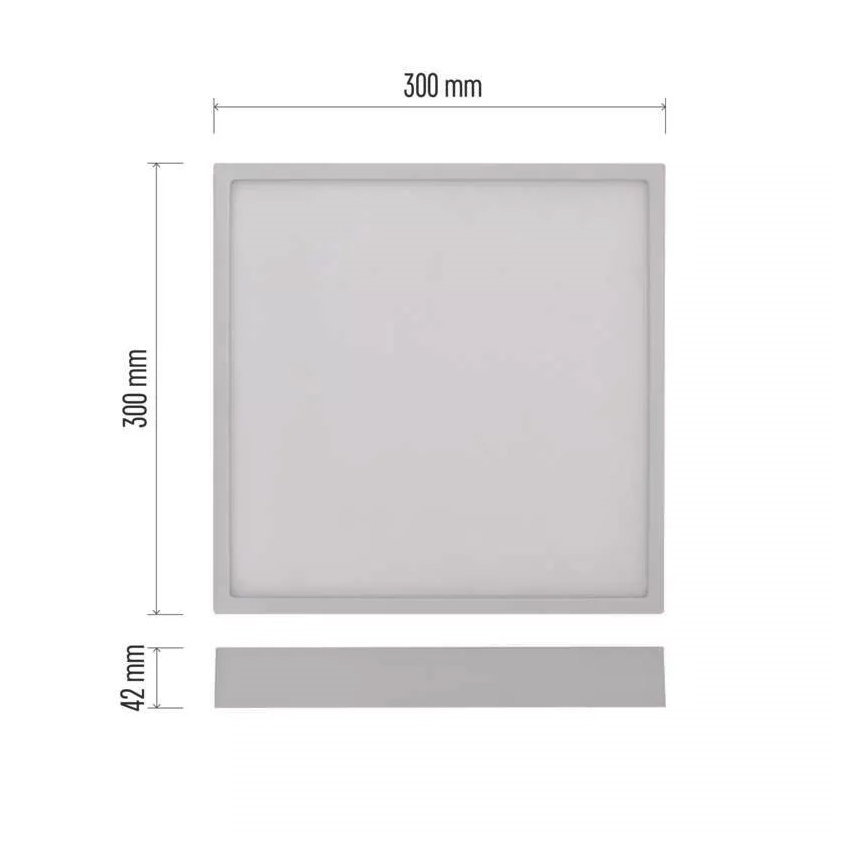 LED Lubinis šviestuvas NEXXO LED/28,5W/230V 3000/3500/4000K 30x30 cm baltas