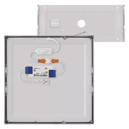 LED lubinis šviestuvas NEXXO LED/28,5W/230V 3000/3500/4000K 30x30 cm matinis chromas
