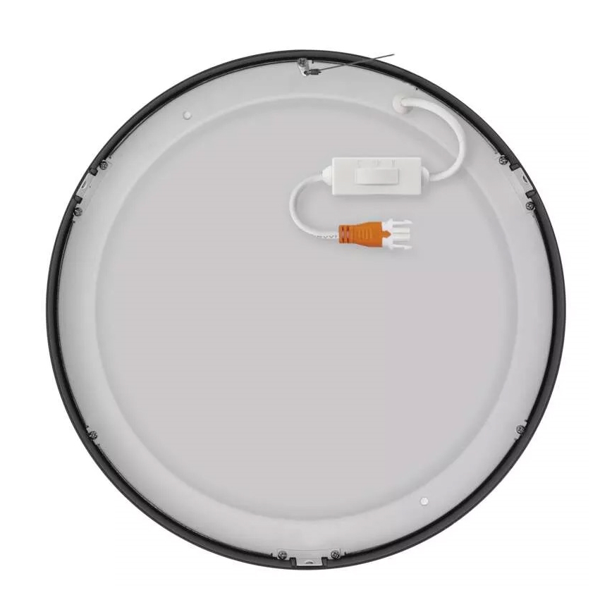 LED Lubinis šviestuvas NEXXO LED/28,5W/230V 3000/3500/4000K d. 30 cm juodos spalvos