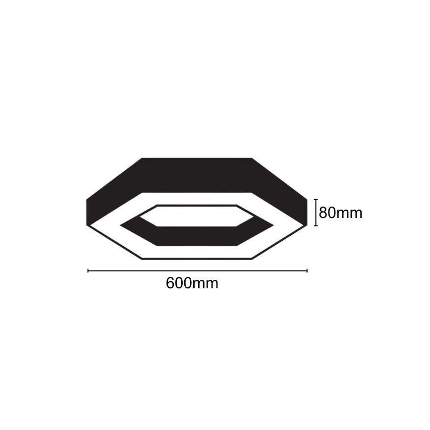 LED lubinis šviestuvas LED/28W/230V 4000K diametras 60 cm