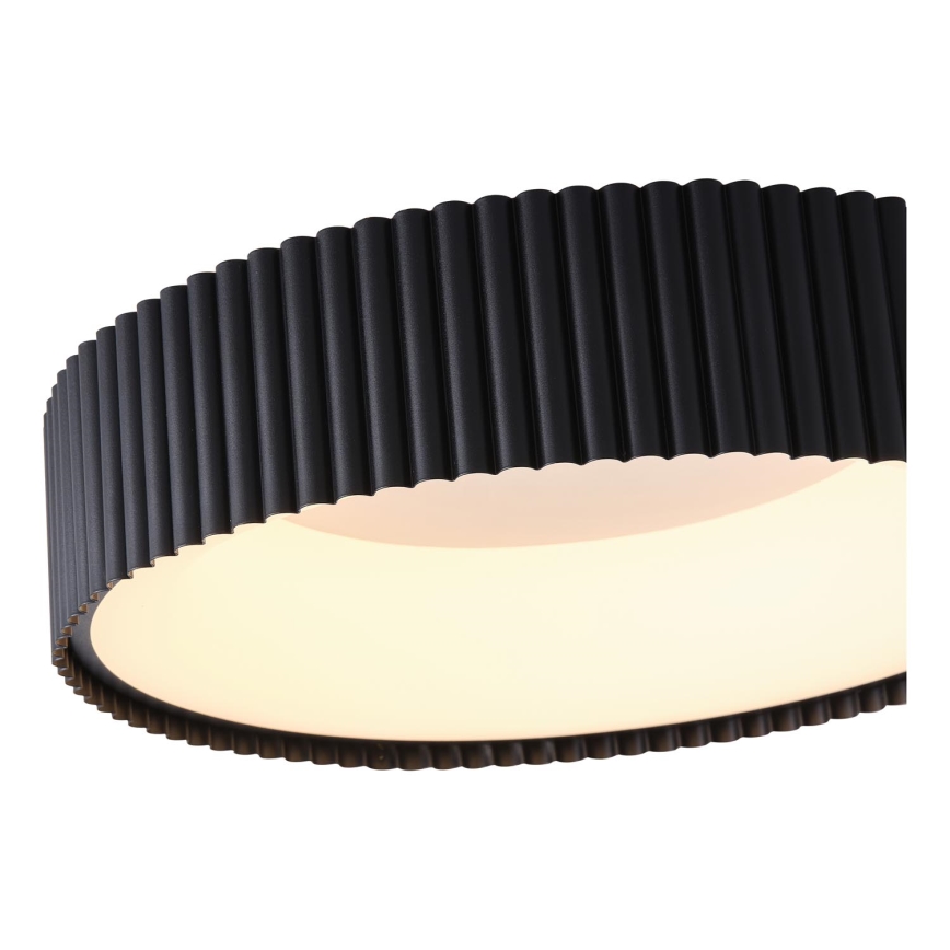 LED lubinis šviestuvas LED/30W/230V 3000K juoda diametras 46 cm