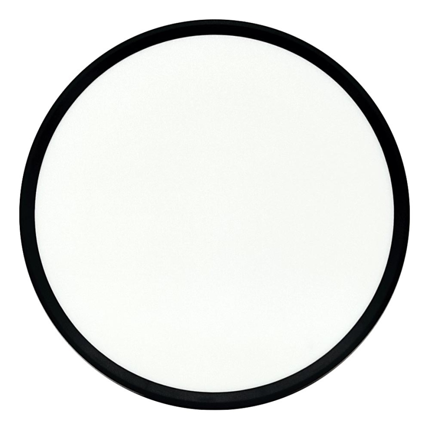 LED lubinis šviestuvas LED/32W/230V 3000/4000/6500K skersmuo 40 cm juodas