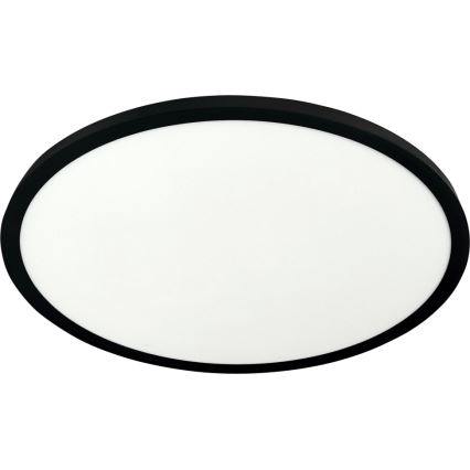 LED lubinis šviestuvas LED/32W/230V 3000/4000/6500K skersmuo 40 cm juodas