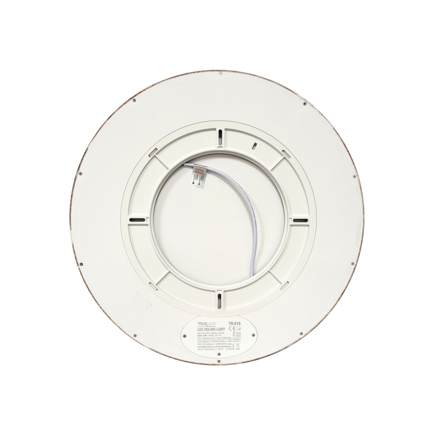 LED lubinis šviestuvas LED/32W/230V 3000/4000/6500K skersmuo 40 cm rudas