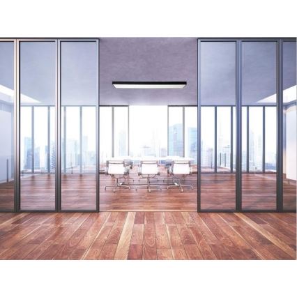 LED lubinis šviestuvas LED/32W/230V 4000K 120x13 cm juoda