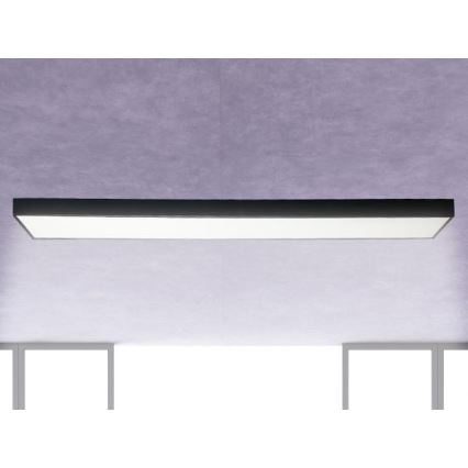 LED lubinis šviestuvas LED/32W/230V 4000K 120x13 cm juoda
