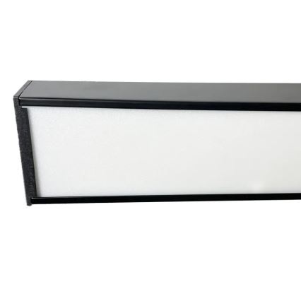 LED lubinis šviestuvas LED/32W/230V 4000K 120x7 cm juoda