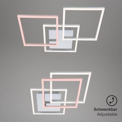 LED lubinis šviestuvas LED/33W/230V 3000K matinis chromas