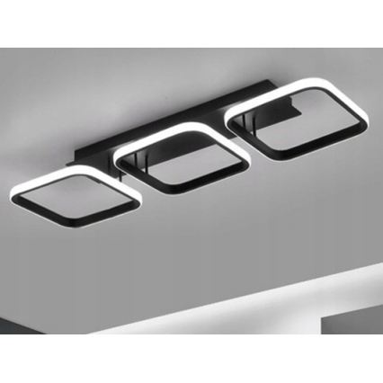 LED lubinis šviestuvas LED/33W/230V juodas