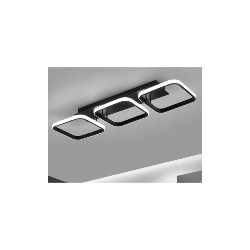 LED lubinis šviestuvas LED/33W/230V juodas