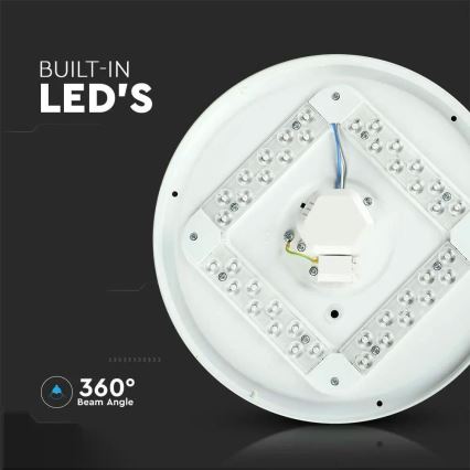 LED Lubinis šviestuvas LED/36W/230V 50 cm 3000K/4000K/6400K