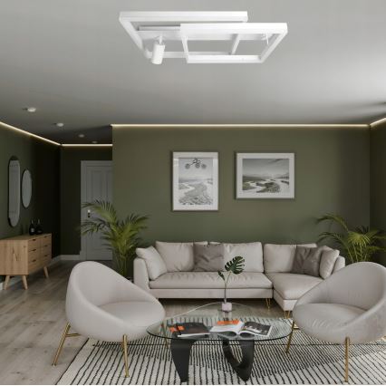 LED lubinis šviestuvas LED/38W/230V + 1xGU10/30W baltas