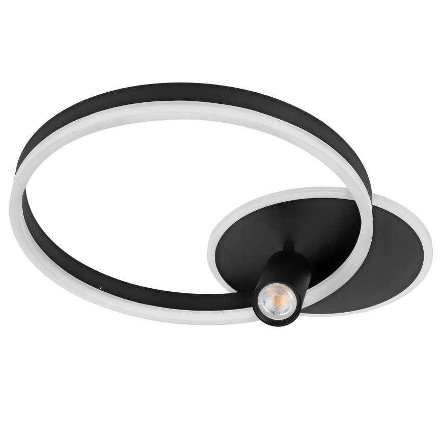 LED lubinis šviestuvas LED/38W/230V + 1xGU10/30W juodas