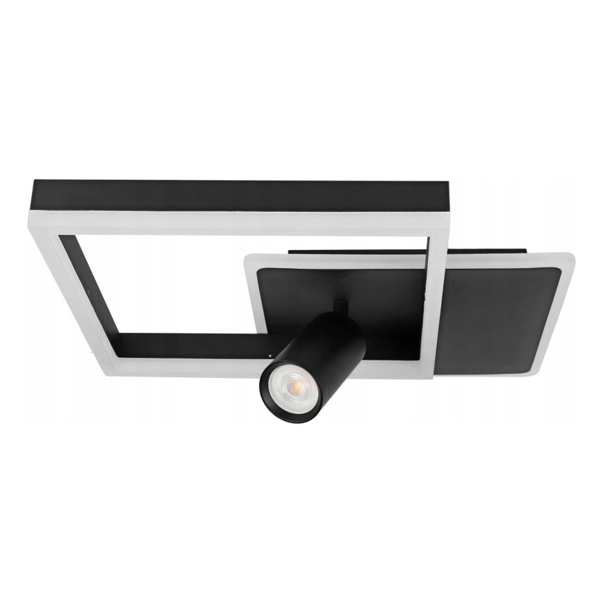 LED lubinis šviestuvas LED/38W/230V + 1xGU10/30W juodas