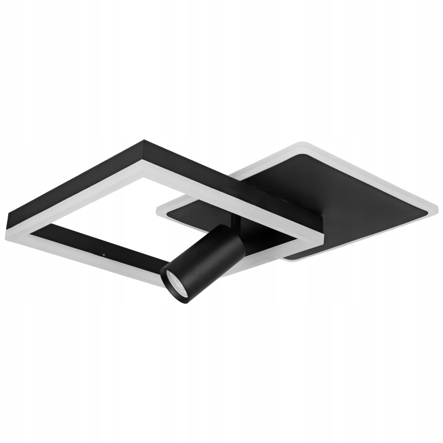 LED lubinis šviestuvas LED/38W/230V + 1xGU10/30W juodas