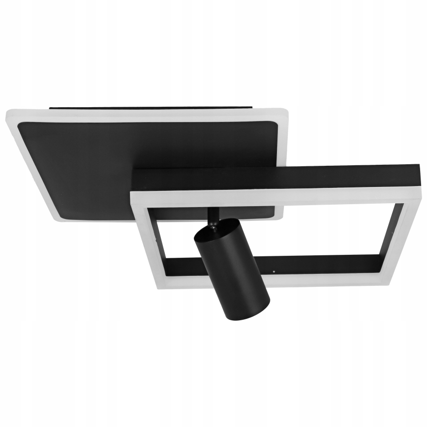 LED lubinis šviestuvas LED/38W/230V + 1xGU10/30W juodas