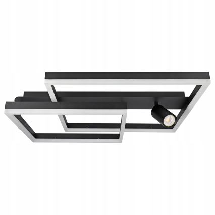 LED lubinis šviestuvas LED/38W/230V + 1xGU10/30W juodas