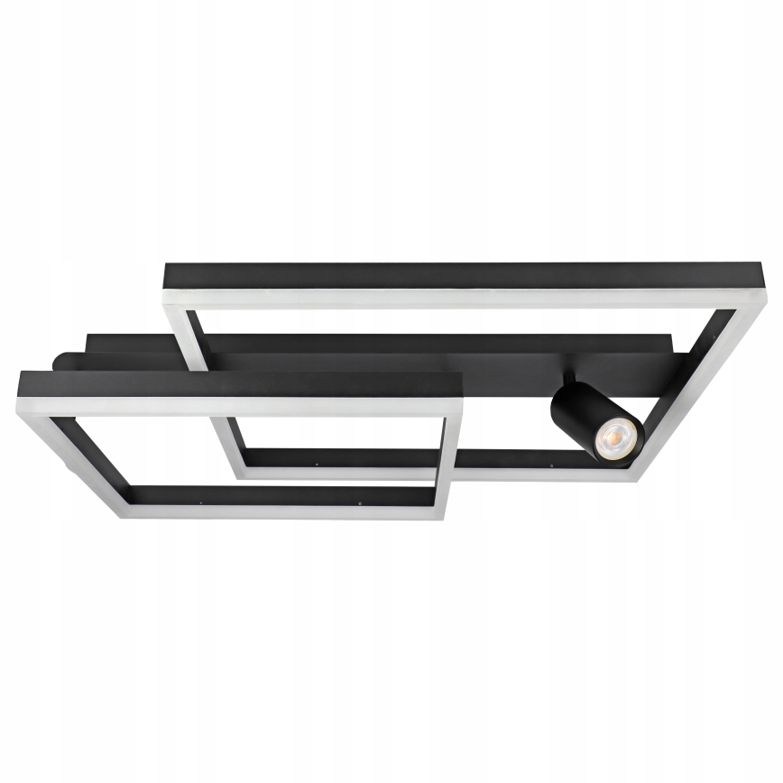 LED lubinis šviestuvas LED/38W/230V + 1xGU10/30W juodas