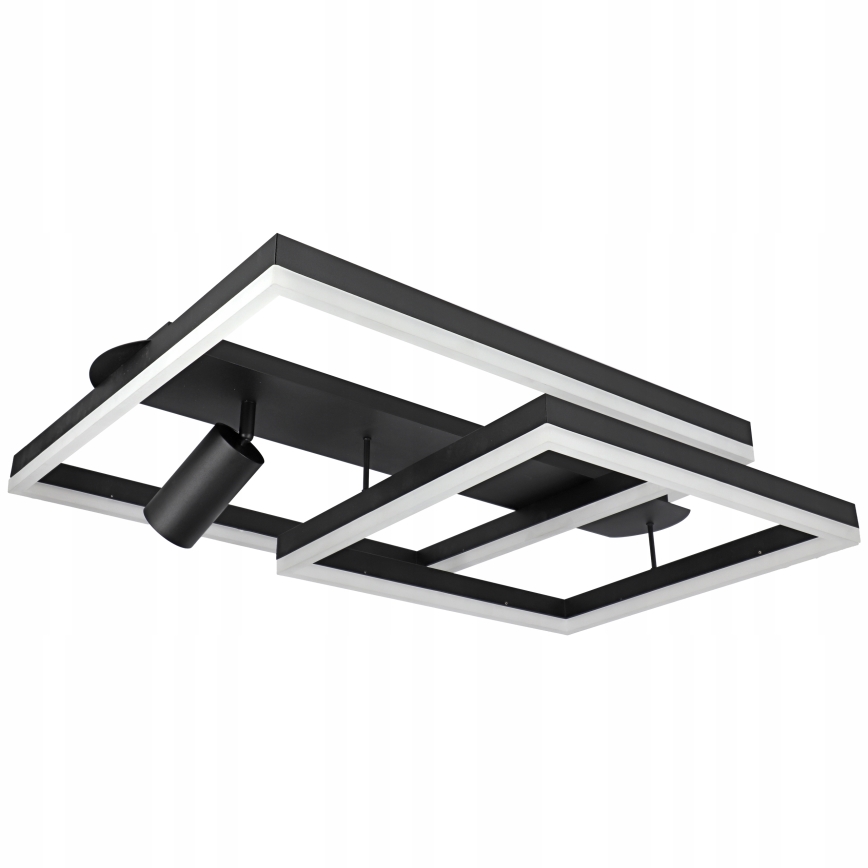 LED lubinis šviestuvas LED/38W/230V + 1xGU10/30W juodas