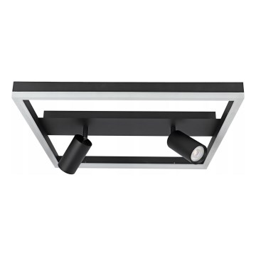 LED lubinis šviestuvas LED/38W/230V + 2xGU10/30W juodas