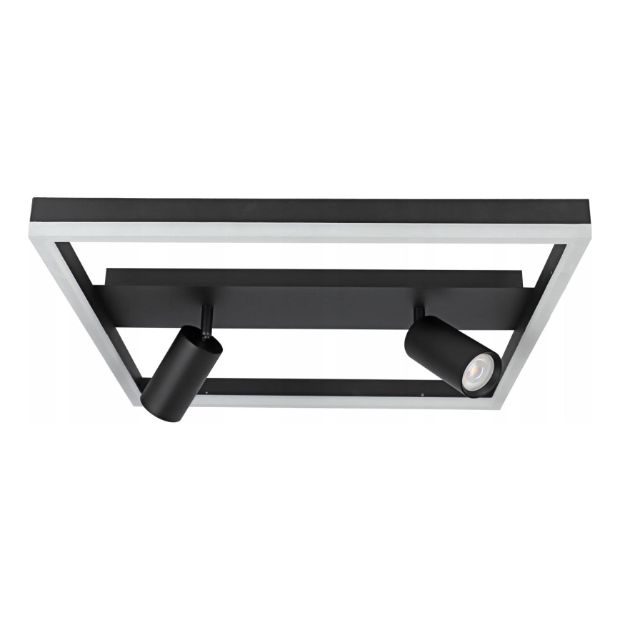 LED lubinis šviestuvas LED/38W/230V + 2xGU10/30W juodas