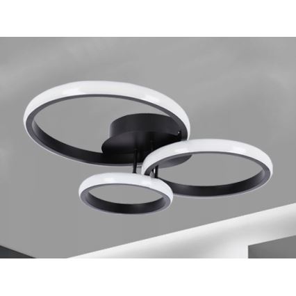 LED lubinis šviestuvas LED/38W/230V juodas