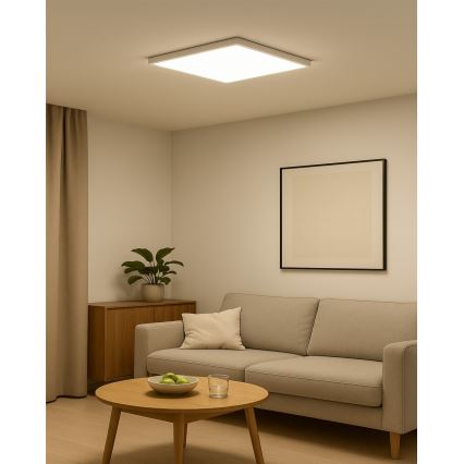 LED lubinis šviestuvas LED/40W/230V 3000/4000/6500K 50x50 cm balta