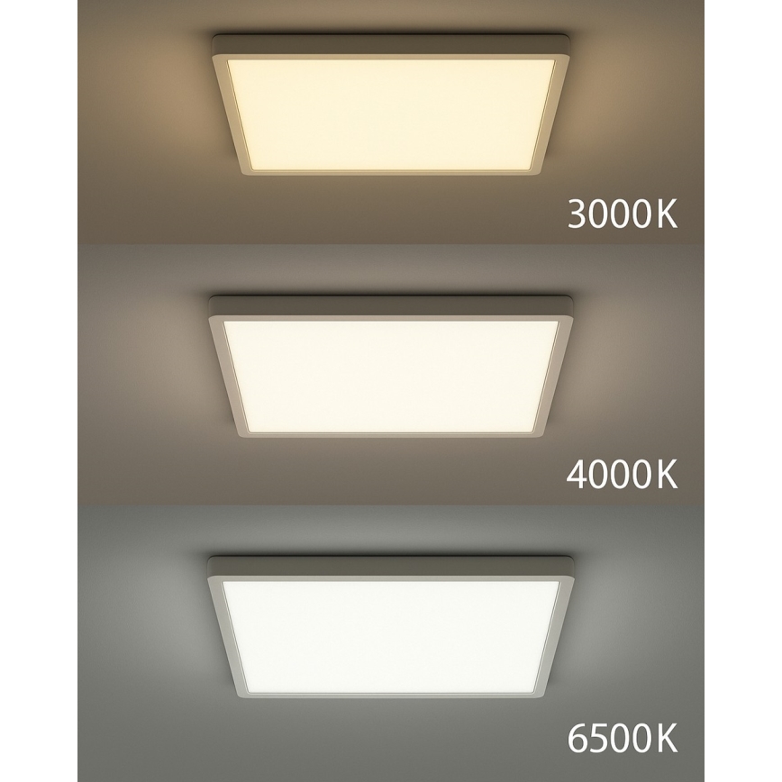 LED lubinis šviestuvas LED/40W/230V 3000/4000/6500K 50x50 cm balta