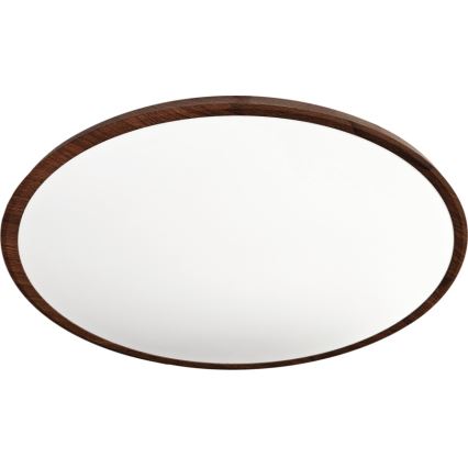 LED lubinis šviestuvas LED/40W/230V 3000/4000/6500K Ø 50 cm rudos spalvos