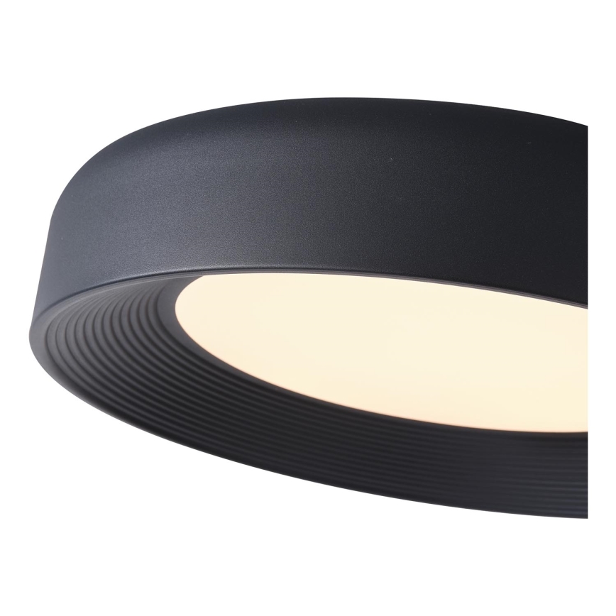LED lubinis šviestuvas LED/40W/230V 3000K juoda diametras 50 cm