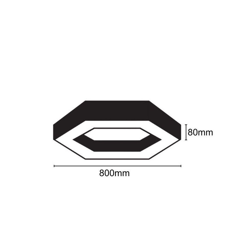 LED lubinis šviestuvas LED/40W/230V 4000K diametras 80 cm